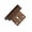Coffee, variant on Home Security Door Reinforcement Lock for Interior & Bathroom Doors, Heavy-Duty Anti-Pry Safety Lock with Matching Screws, Easy Install Door Lock for Home Safety & Privacy Protection, 2*1.5in, Coffee