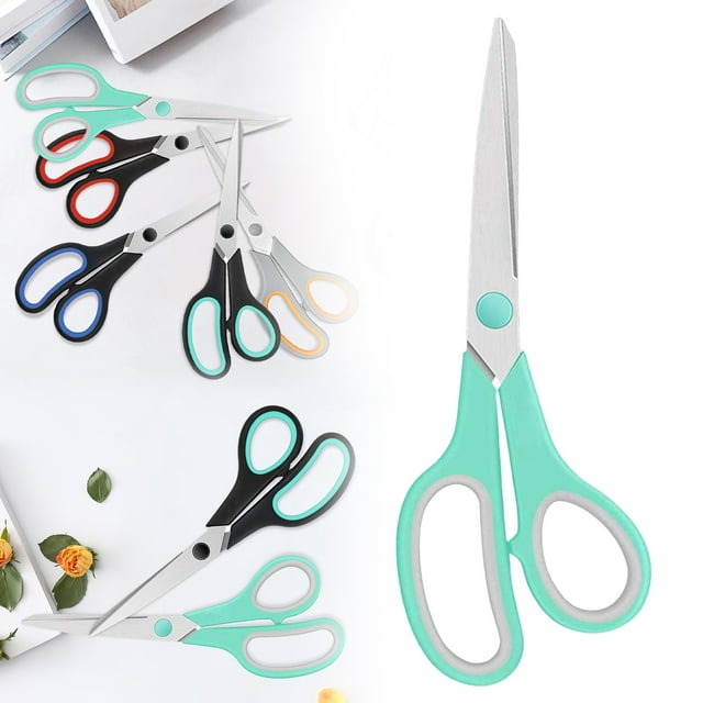 WHEANG 8.5 Inch Scissors Stainless Household Cutting Sewing And Stationery Scissors