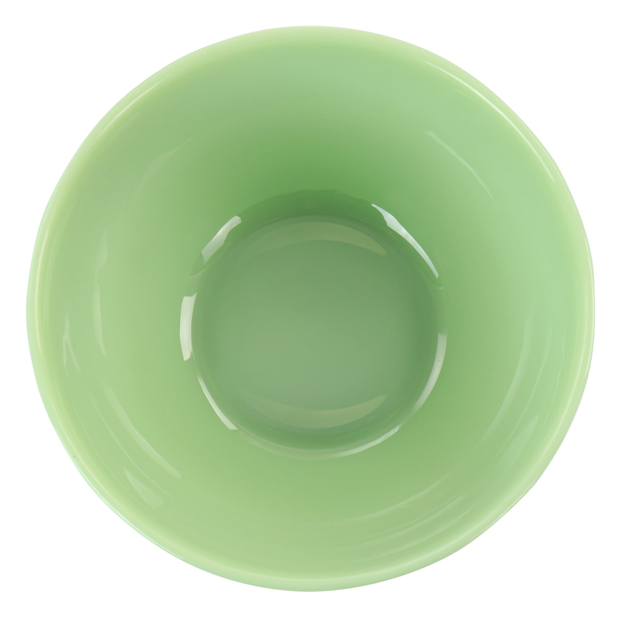 Martha Stewart Everyday Jadeite Glass 2-Piece Bowl Set, 6", Jade Green