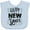 AE-Light Blue, variant on Inktastic Happy New Year in Hand Lettering Boys or Girls Baby Bib