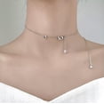 thumbnail image 2 of QQTDFG 925 Sterling Silver Choker Tiny Butterflies CZ Necklace A2687-default, 2 of 6