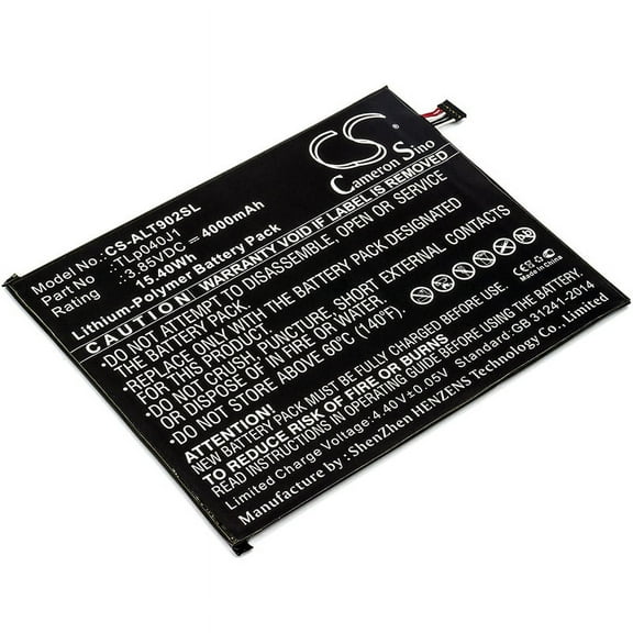 Battery for Alcatel 8082 9024W 9029Z A30 Tablet 4G LTE Joy Tab TLp040J1 TLP040K7