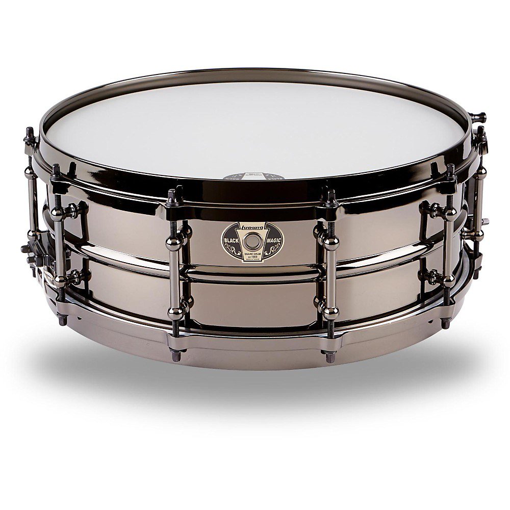 Ludwig Black Magic Snare Black 5X14