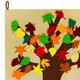 thumbnail image 7 of Dserhfy Fall Leaves Tree Craft Kits Kids DIY Bulletin Board Set with 52 Maple Leaves Stickers Autumn Thanksgiving Wall Hanging Decoration, 7 of 7