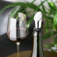 thumbnail image 5 of Viski Wine Stopper, Wine Bottle Stopper for Birthday, Wedding Party, Silver, 5 of 7
