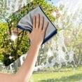 thumbnail image 5 of Microfiber Glass Cleaning Cloth, Thick Lint Free Glass Towels, Reusable Window Cleaning Cloth for Windshields, Lenses, Glasses, Mirrors & Windows, Polishing Silver, 5 of 9