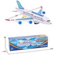 thumbnail image 2 of Electric Airplane with Music, Lights and Sounds - A380 Toy Plane with Lights and Passengers, 2 of 5