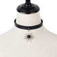 thumbnail image 4 of Boucles d'Oreilles Gothiques Punk Choker PU Cuir Collier Collier Déclaration Bijoux, 4 of 6