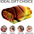 thumbnail image 5 of Personalized Basketball Throw Blanket for Boys - 30" x 40" Inches Warm Soft Blanket for Lap, Couch, Office - Basketball Gifts for Basketball Lovers, 5 of 6