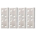 thumbnail image 4 of DRAFIDEEP 4Pcs Durable Hinges for Commercial Restroom Door Hinge Silver, 4 of 8