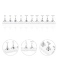 thumbnail image 3 of Shisuyan Creative Acrylic Nail Stand for Home Silver Color Durable and Reliable Quality 1 Set, 3 of 8