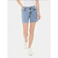 thumbnail image 3 of Denim Mid Rise Shorts, 3 of 5