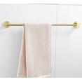 thumbnail image 2 of FAIRGIA 4 Pieces Gold Bathroom Accessories, Hardware Set Brushed Gold Includes 15 to 24 Inch Towel Bar Toilet Paper Holder Towel Ring Robe Hook Wall Mount Hand Towel Holder C106, 2 of 3