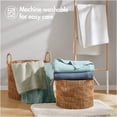 thumbnail image 6 of JERFIT Egyptian Cotton Twin Blanket, Sage Green 100% Cotton Breathable & Soft Bed Blanket for All Season, Machine Washable, 66x90 Inches, 6 of 10