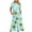 Green summer dresses, variant on pimelu Dresses for Women Womens Summer Dresses Loose Flowy Pleated Swing Tunic Maxi Dresses with Pocket Summer Trendy Daisy Print Short Sleeve Crewneck Women Long Sundress