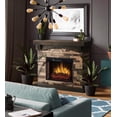 thumbnail image 3 of Muskoka 234-159-91 42 Inch Sable Mills Electric Fireplace -Tan Faux Stone Mantel, 3 of 4