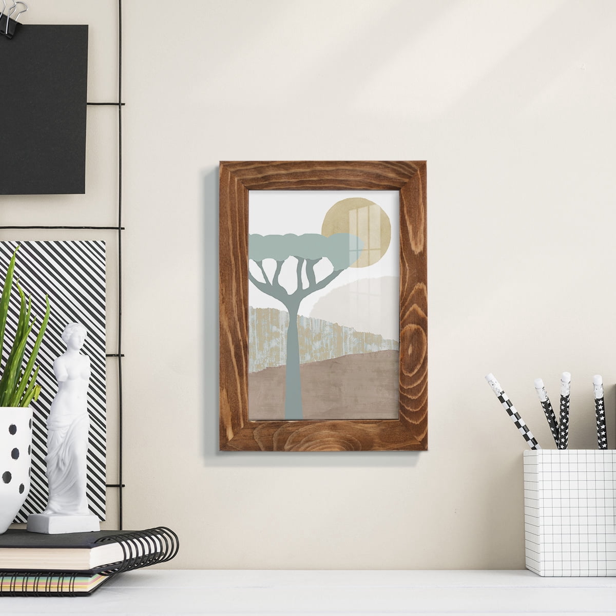 Ennerdale II - Framed Print w/glass - Walnut
