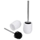 thumbnail image 5 of Juego de 2 cepillos limpiadores de inodoro con rosca bloqueable, prácticos, eficientes, seguros, fiables y duraderos, color blanco (2 unidades por caja), 5 of 14