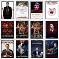 thumbnail image 2 of Póster del programa de televisión Hannibal, película de terror y suspenso clásica de Mads Mikkelsen, lienzo impreso, arte de pared, imágenes para decoración del hogar, dormitorio y club, 2 of 5