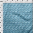 thumbnail image 3 of oneOone Cotton Cambric Medium Blue Fabric Asian Tie & Dye With Geometric Fabric For Sewing Printed Craft Fabric By The Yard 42 Inch Wide, 3 of 4