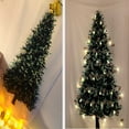 thumbnail image 4 of 29.5in*39.4in Wall Hanging Christmas Tree with 32.8ft Fairy Lights Festival Decoration Realistic Easy Setup Artificial Christmas Tree Holiday Party Home Favor, 4 of 9