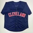 thumbnail image 4 of Autographed/Signed Corey Kluber Cleveland Blue Baseball Jersey Beckett BAS COA, 4 of 4