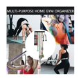 thumbnail image 3 of 1pc Multi Gym Equipment Storage Rack, Resistance Band Storage Hanger, Barbell Rack, Heavy Duty Gym Rack., 3 of 5