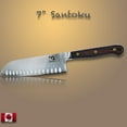 thumbnail image 2 of Grohmann Couteau Santoku Style Japonais Forgé Lourd 7 Pouces - 209FG-7, 2 of 8