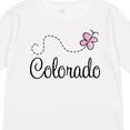 thumbnail image 4 of Inktastic Butterfly Colorado Girls Long Sleeve Toddler T-Shirt, 4 of 5