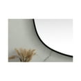 thumbnail image 6 of Elegant Decor Metal Frame Oval Mirror 30x60 Inch in Black, 6 of 10
