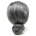thumbnail image 4 of Skeleteen Old Lady Multi-color Halloween Granny Bun Costume Wig, for Adult, 4 of 5
