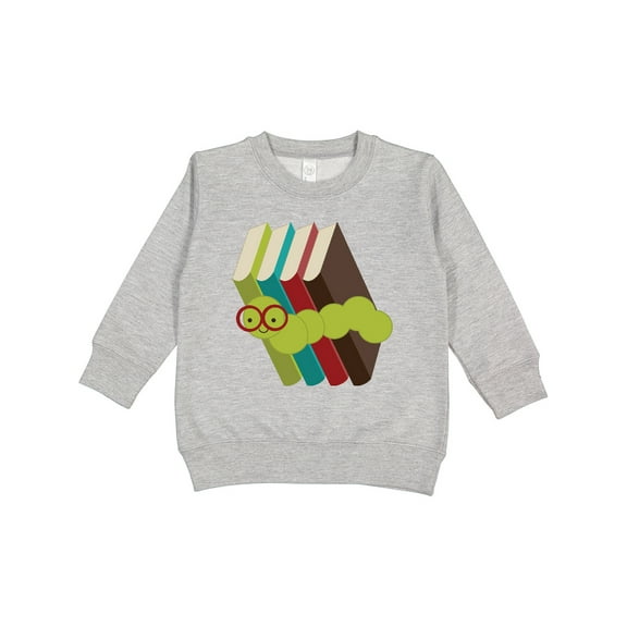 Inktastic Bookworm Books Reading Toddler Sweatshirt