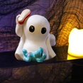 thumbnail image 3 of Halloween Mini Ghost Figurine, Funny Resin Ghost Statue, Cute Decor for Halloween Decorations Bookshelf, Terrace, Bedroom,Porch and Tabletop, 3 of 9