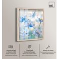 thumbnail image 2 of Dreaming in Blue Shadowbox Print Floral Art by Art Remedy, Blonde Frame, 30 x 36, 2 of 6