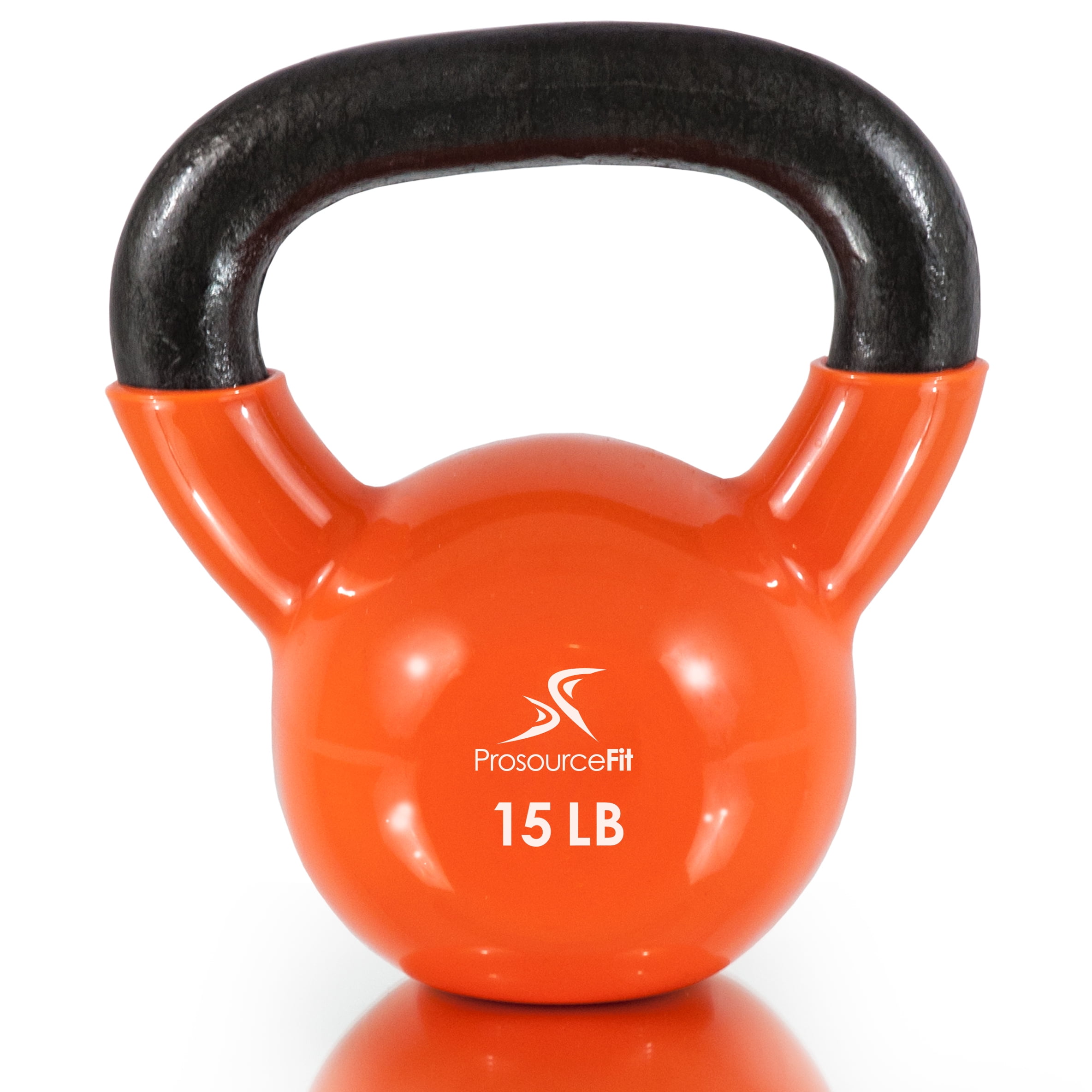 Vinyl Coated Iron Kettlebell 15lb