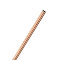 Uxcell 1-Pack Copper Round Tube, 3mm OD 0.2mm Thick 300mm Length Straight Pipe Tubing