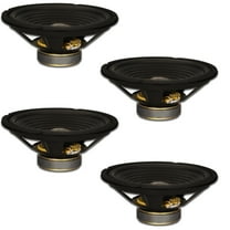 4 Goldwood Sound GW-210/4 OEM 10" Woofers 220 Watts each 4ohm Replacement Speakers