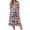 Deep Red, variant on BOMYJESK 4th Of July Dresses for Women Patriotic American Flag Maxi Dress Boho Independence Day 2026 Summer Dresses A-Line Dress Casual Party Apparel Navy 3XL