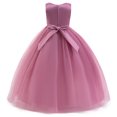 thumbnail image 3 of KAWELL Shine Flower Girls Beauty Pageant Dress,Dream Princess Baptism Costume Fluffy Tulle Prom Dress, 3 of 9