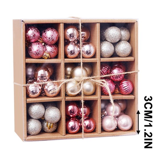 Christmas Indoor Balls Hwkond 99pc Christmas Decorations Plastic Christmas Ornaments Hanging Ornaments Christmas Tree Decoration Props,1.18in