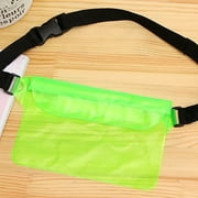 Waterproof Swimming Bag Ski Drift Diving Shoulder Waist Pack Bag Case Cover green 21*17cm