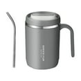 thumbnail image 2 of Stainless Steel Mug under $5! Xqxayjr Stainless Steel Tumbler with Lid and Straw, Insulated Travel Mug for Hot Cold Drinks, Leak Proof Coffee Cup for Office Car, BPA Free Water Bottle for Men Women, 2 of 8