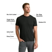 True Classic Mens T-Shirts – Short Sleeve Crew Neck T Shirts for Man, Cotton Blend Plain Novelty Mens T-Shirts, Pack of 3, Variety, L