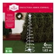 thumbnail image 4 of Escultura Holiday Time Navidad Con 80 Luces LED Blancas Frías 182 cm de Altura, 4 of 4