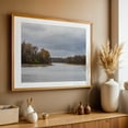 thumbnail image 3 of Rainy Fall Afternoon at Lake Marburg - Hanover Pennsylvania Photography Lake Autumn Nature Scenic Landscape Water Woodland Unframed Wall Art Print 20 x 30 inches, 3 of 5