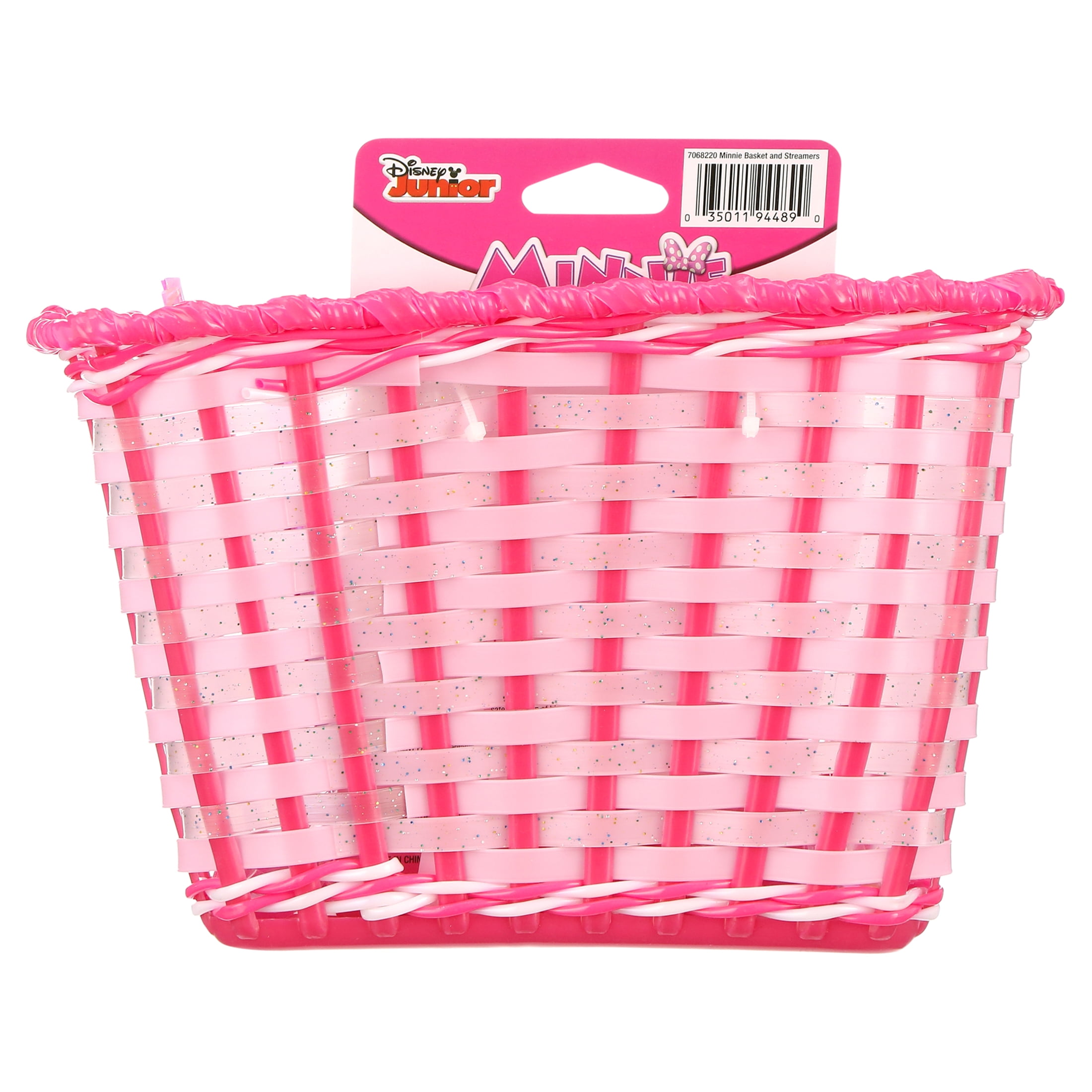 Minnie mouse shop bike basket