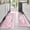 Pink, variant on Kitchen Mats for Floor with Grid Design, Farmhouse 3 Piece Washable Absorbent Runner Rugs Non Slip Cushioned Kitchen Mat Comfort Rug Set for Kitchen, Floor, Office