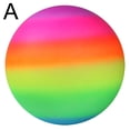 thumbnail image 4 of Rainbow Playground Ball 8.26 Inch Rubber Kickball Dodgeball Handball Colorful Outdoor Kids Game Toy Ball Durable Inflatable Vibrant Design, 4 of 8