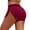 Red, variant on Womens Shorts Casual Velvet Booty Yoga Sexy Pole Dance Pants Gym Workout Active Slim Fit Rave Bottoms Loose High Waisted Short S-5XL