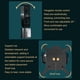 thumbnail image 5 of Injueey Ventilador eléctrico portátil con Control remoto, Motor sin escobillas de CC de bajo ruido, ventilador de techo esencial para acampar Electrodomésticos, 5 of 6